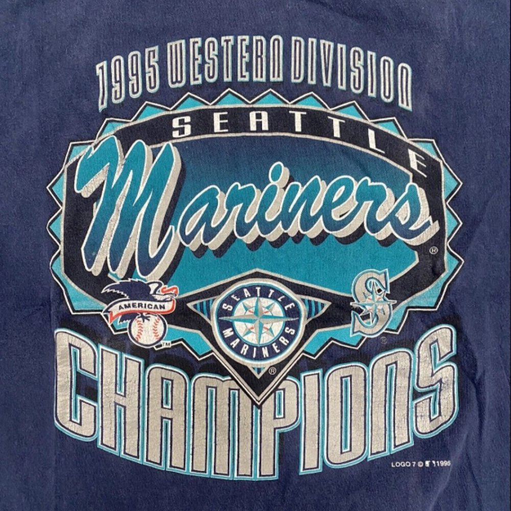 Vintage 1995 Seattle Mariners Champs Baseball Team Sport Unisex t shirt tee